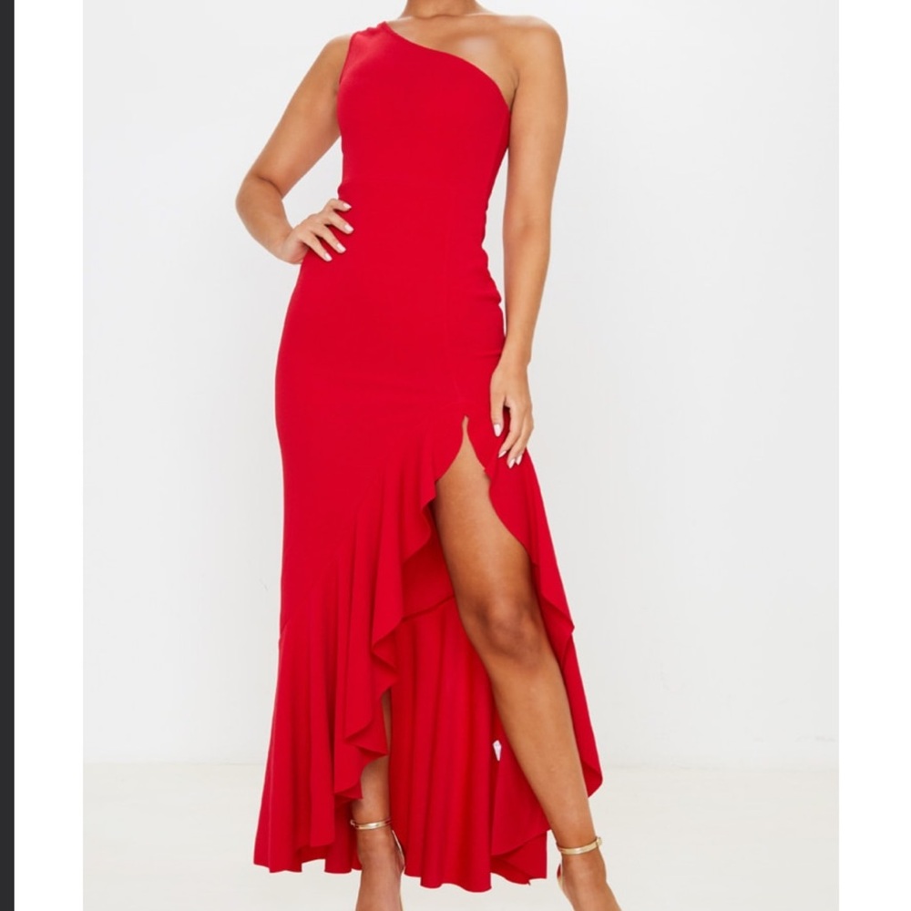 red dress